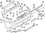 Genuine Nissan Bumper Cover Bracket 85044-6GP0A. Fixed Price $37.94.