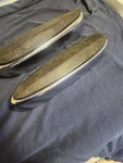 Nos Mopar 2279890 1962 Dodge Front Or Rear Bumper Guards. Fixed Price $495.00.