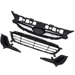Front Bumper Upper Lower Grille Fog Bezel For 2014 2015 2016 2017 Hyundai Accent. Fixed Price $71.39.