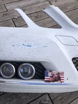 2010-2013 Mercedes Benz E350 Front Bumper + Fog Lights Oem White Local Pickup. Fixed Price $275.00.