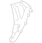 Genuine Jaguar 2016-2020 Xf Side Bracket T2H4367. Fixed Price $130.49.