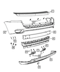 Genuine Mopar Fascia Bracket 68109910AA. Fixed Price $35.78.