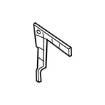 Genuine Ford Side Bracket JL1Z-17D942-B. Fixed Price $59.39.