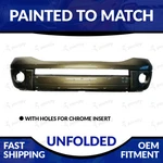 New Painted To Match 2006-2008 Dodge Ram With Unfolded Front Bumper Chrome Holes. Fixed Price $433.98.