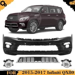 Front Bumper Cover & Fog Lights Kit For 2015-2017 Infiniti QX80. Fixed Price $579.89.