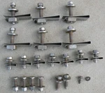 Lincoln Mark V 5 Front Bumper Bracket Nuts Bolts Washers 1977-1979 77-79 Oem 2. Fixed Price $200.00.