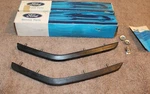 1971-72 Monterey Marquis Continental Ltd Galaxie Nos Front Bumper Guard Pads. Fixed Price $99.00.