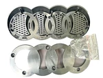 Badge Holder Front Mesh Honeycomb Grilles + Free Audi A1 A3 A4 A5 Q5 Q7. Fixed Price $85.54.