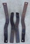 Ford Fairlane 500 Sunliner Front Bumper Impact Mounting Brackets 1957 Oem. Fixed Price $250.00.