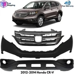 Front Bumper Cover Fascia & Grille Assembly Kit For 2012-2014 Honda Cr-v. Fixed Price $290.58.