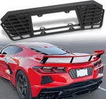 License Plate Frame For Corvette C8 Z06 E-ray 2023+ Glossy Aluminum&carbon Fiber. Fixed Price $119.99.
