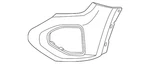 Genuine Volkswagen Outer Cover 3CN-807-795-GRU. Fixed Price $133.34.