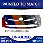 New Painted 2016-2018 Toyota Prius Unfolded Front Bumper With Sensor Holes. Fixed Price $358.98.