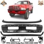 Front Bumper Primed & Fog Light Assembly Kit For 1994-2002 Dodge Ram 1500 2500. Fixed Price $545.00.