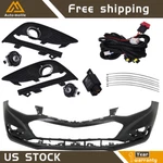 Front Bumper Cover&fog Lights Driving Lamps Lh+rh For 2016-2018 Chevy Cruze. Fixed Price $137.08.