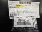 Genuine Mitsubishi Wheel Opening Molding Screw MS452397. Fixed Price $6.89.