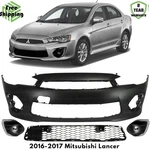 Front Bumper Cover Fascia & Grille Kit For 2016-2017 Mitsubishi Lancer. Fixed Price $588.50.
