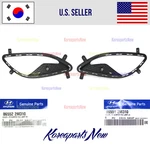 Front Fog Light Covers Left + Right Pcs Oem Hyundai Genesis Coupe 2013-2016. Fixed Price $65.42.