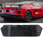 For 2020-2024 2025 Corvette C8 Rear License Plate Frame Cover Glossy Black Abs. Fixed Price $45.88.