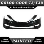 New Painted T3/T3U Pacific Blue Front Bumper Cover For 2010-2013 Hyundai Sonata. Fixed Price $380.99.