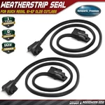 2PCS Driver & Passenger Door Glass Weatherstrip Seal For Buick Regal 81-87 Olds. Fixed Price $88.22.