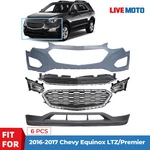 For 2016 2017 Chevy Equinox Ltz Premier Front Bumper Cover Grille Assembly Set. Fixed Price $309.00.