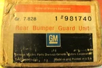 1971 Buick Electra Nos Rr Bumper Guards 981740 Mib-genuine Gm Accessory/orig Box. Fixed Price $98.71.