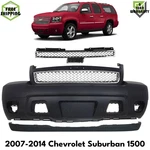 Front Bumper Cover Primed & Grille Assembly For 07-2014 Chevrolet Suburban 1500. Fixed Price $450.11.
