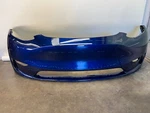 2023 Tesla Model Y Front Bumper Cover Blue 1540102-17-F No Pdc. Fixed Price $550.00.