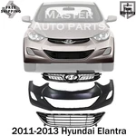 New Front Bumper Cover Fascia & Grille Assembly For 2011-2013 Hyundai Elantra. Fixed Price $201.40.