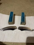 Nos 1967 Gm Pontiac Right And Left Front Fender Upper Rear Molding - Set. Fixed Price $316.00.