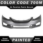 New Painted *NH700M Silver* Front Bumper Cover For 2013-2015 Honda Civic Sedan. Fixed Price $380.99.