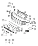 Genuine Mopar 2015-2018 Jeep Renegade Lower Grille Bezel Front Right 5XB60LXHAA. Fixed Price $42.11.