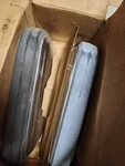 1974-75 Nos Pontiac Grand Prix Front Bumper Guards Lh Rh 989262. Fixed Price $500.00.