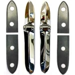 Trunk Hinges W/mounting Pads For 1937 1938 1939 Plymputh Dodge Desoto Chrysler. Fixed Price $247.88.