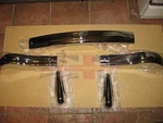 Brand New Mga Front Bumper With Pair Overriders Or Guards 1955-1962. Fixed Price $499.95.