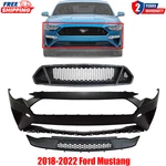 Front Bumper Cover Primed & Grille Assembly 2018-2022 Ford Mustang. Fixed Price $496.96.