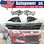 2013-2016 Ford Escape Front Bumper Grille Chrome Fog Light Lamp Kit Us. Fixed Price $95.99.