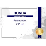 Genuine Honda Spacer L. Front Bumper Side - Multiple Part Numbers Set 71198. Fixed Price $35.74.