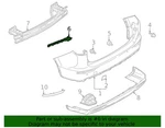 Genuine Mitsubishi Side Retainer 6410D535. Fixed Price $33.99.