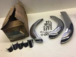 Nos 1951 1952 Buick Front & Rear Fender Bumper Guards ( Wings ) Incomplete Set. Fixed Price $80.00.