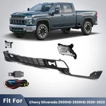 Front Lower Bumper Cover Kit For 2020-2023 Chevy Silverado 2500 Hd W/ Fog Light. Fixed Price $229.99.