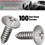 Gm License Plate Screws Duo-drive Truss Head Dacromet Finish Qty 100. Fixed Price $27.95.