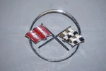 1962 C1 Corvette Emblem Crossed Flags Front Nose Gm 3796355. Fixed Price $89.95.