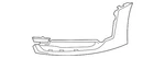 Genuine Audi End Cover 8W0-807-061-B-MX3. Fixed Price $450.00.