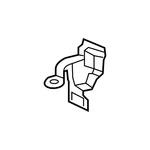 New Genuine Mercedes-benz Lower Bracket 2058854114 Oem. Fixed Price $36.15.