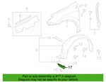 2015-2018 RAV4 Toyota Splash Shield 53895-0R050 53896-0R050 Lt/rt Sides. Fixed Price $26.00.