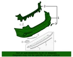 Genuine Audi 8Y5807067RGRU Bumper Cover S3 2025 8Y5-807-067-R-GRU. Fixed Price $968.53.