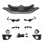 9PC For Honda Fit 2015-2017 Ex Chrome Grille Fog Lamp Headlight Brackets Kit. Fixed Price $89.96.