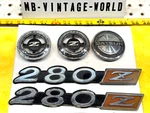 Datsun 75-78 280Z Rear Hatch , Side Fenders Front Genuine Oem Emblems. Fixed Price $188.59.